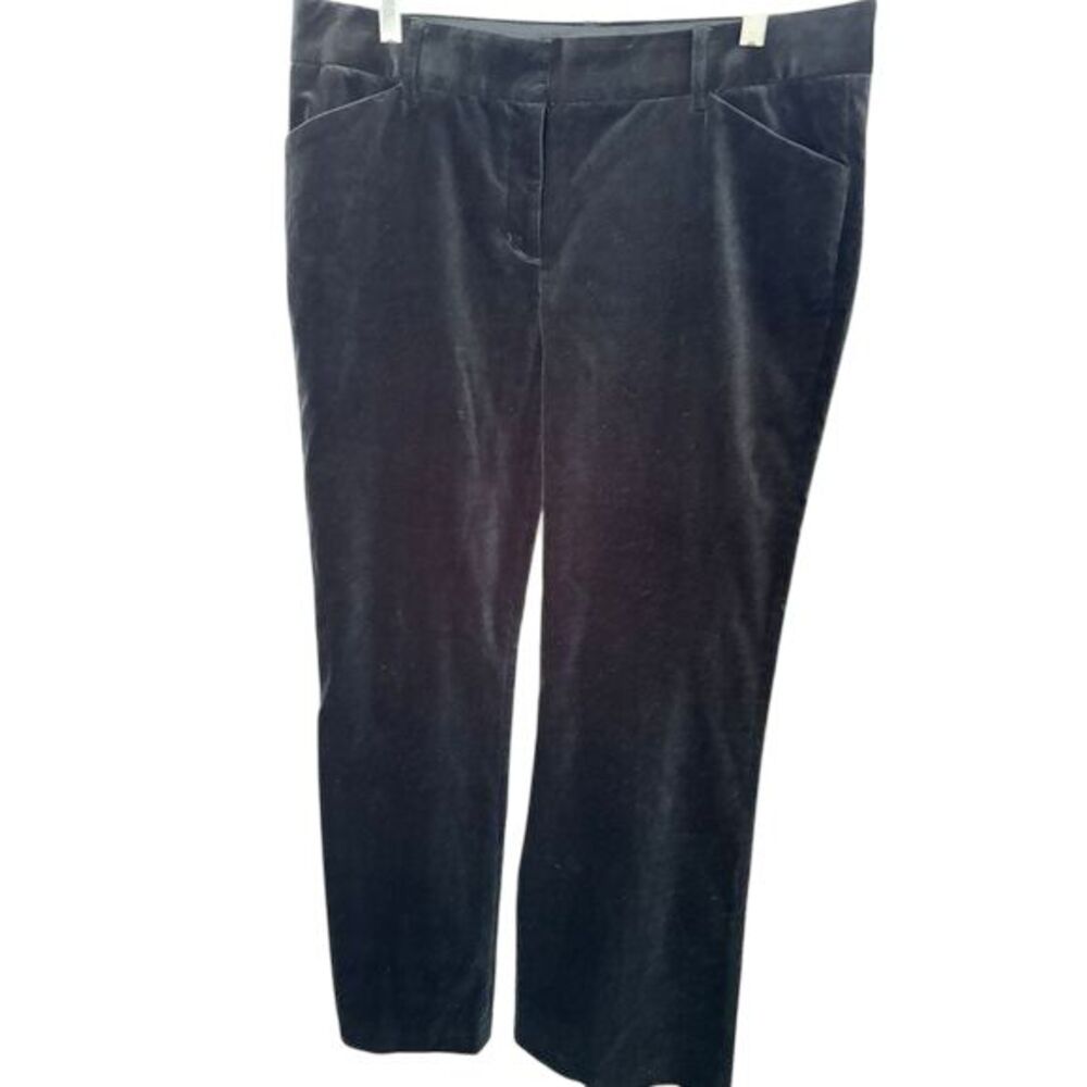 Express Black Boot Cut Velvet Pants